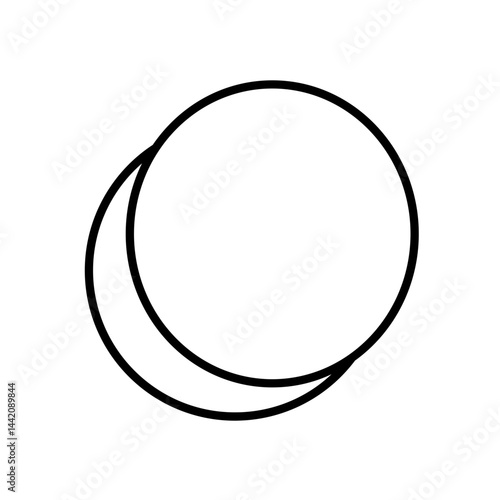  circle on line