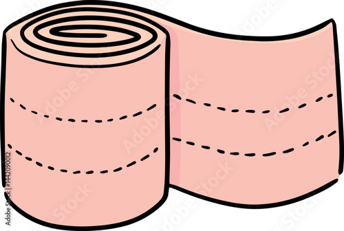Illustration of medical bandage
