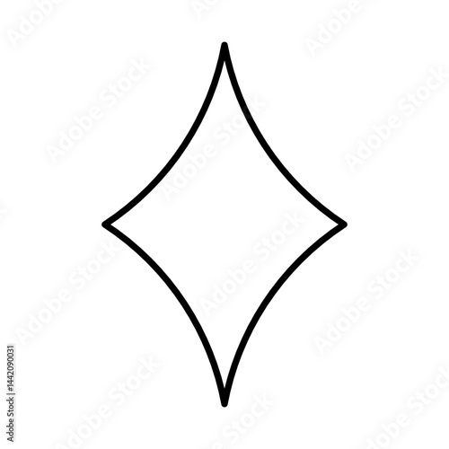 vector illustration of an sparkle shape 
