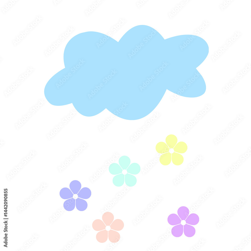 vector illustration of a cloud vector illustration of a cloud