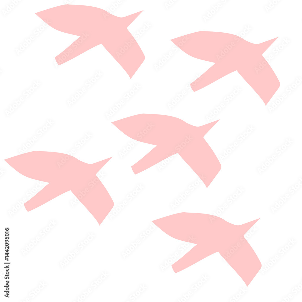 vector illustration of a set of airplanes vector illustration of a set of airplanes