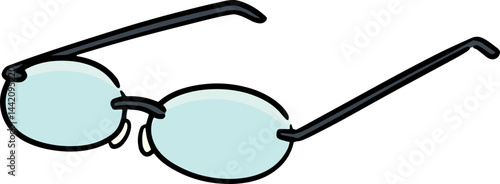 Illustration of eyeglasses
