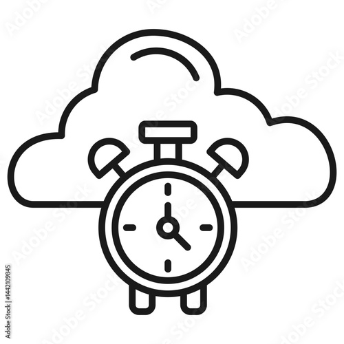 Latency Outline Icon