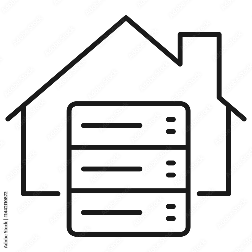 On Premises Outline Icon On Premises Outline Icon