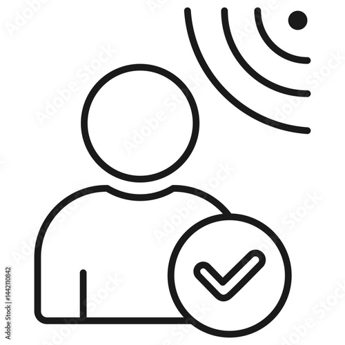 Proximity Outline Icon