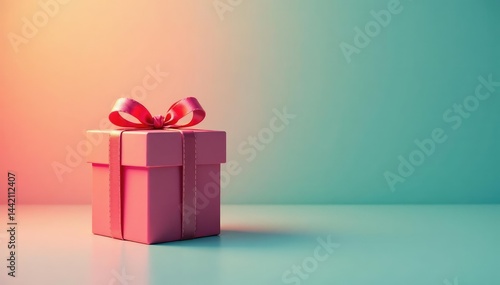 Wallpaper Mural Subtle gift box outline, dotted lines, minimalist design, print, wallpaper, dark Torontodigital.ca