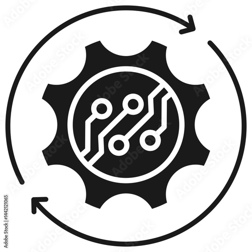 Automation Glyph Icon