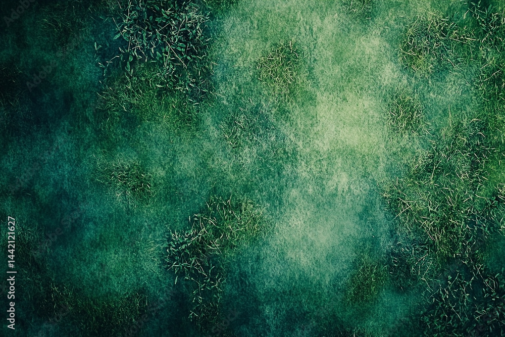 Textured verdant field with gradients offering a captivating visual experience