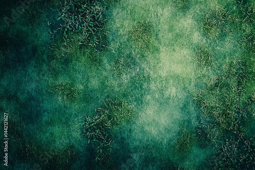 Obraz na płótnie Textured verdant field with gradients offering a captivating visual experience w salonie