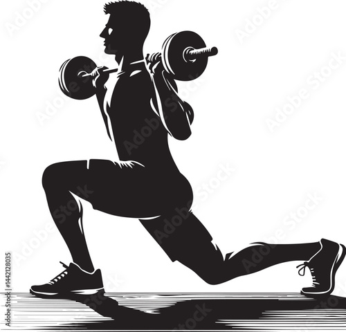 Lunge Exercise illustration