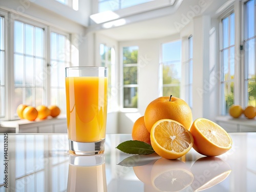 Freshly Squeezed Orange Juice - Architectural Interior Photography