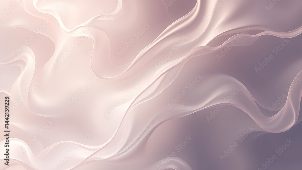 Obraz premium 柔らかい色合いのドレープ模様