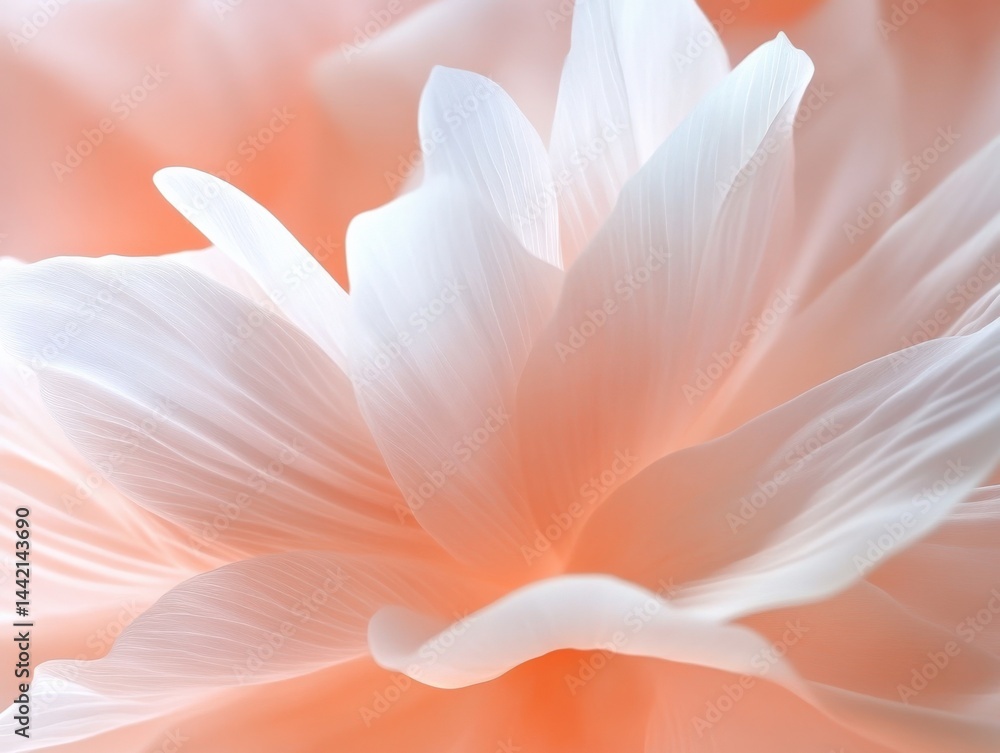 Soft flower petals abstract Soft flower petals abstract