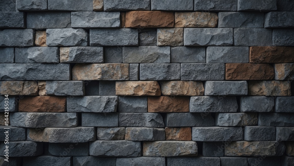 Naklejka premium Distressed tile wall design