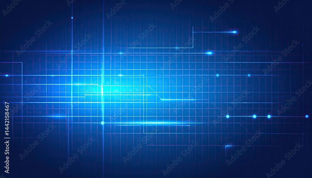 Abstract Blue Technology Lines Background Design Abstract Blue Technology Lines Background Design