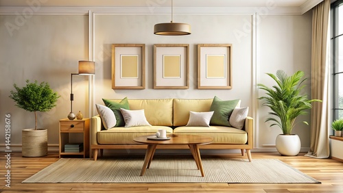 Minimalist Living Room - Vintage Photography