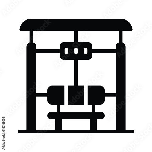 Easy to edit glyph style icon deciding bus terminal