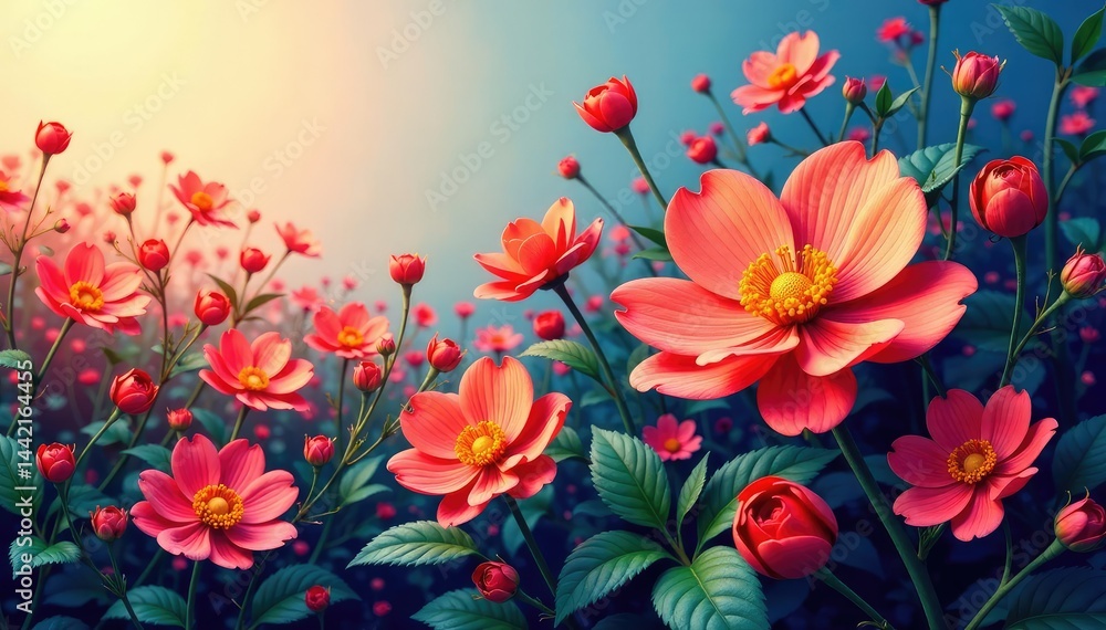 Stylized floral motif appearing at the end of a sequence , decorative, delayed, after Stylized floral motif appearing at the end of a sequence , decorative, delayed, after