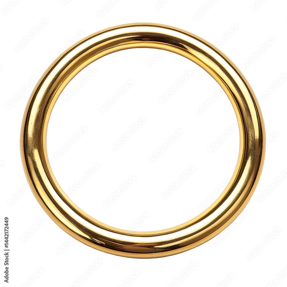 Gold Circular Frame Gold Circular Frame