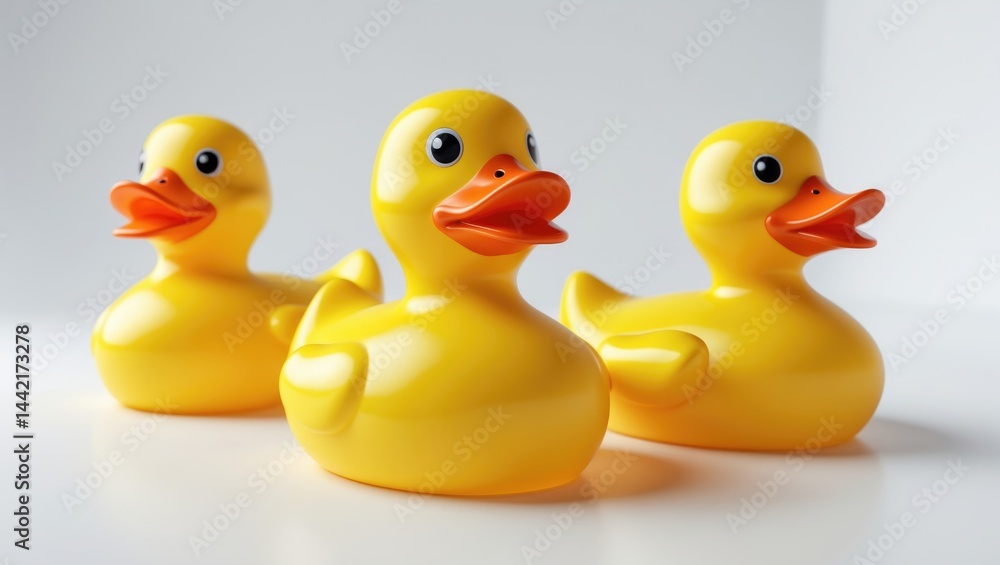 background featuring isolated rubber ducks background featuring isolated rubber ducks
