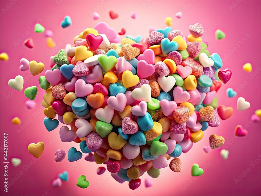 Pastel Candy Heart Explosion Urban Exploration