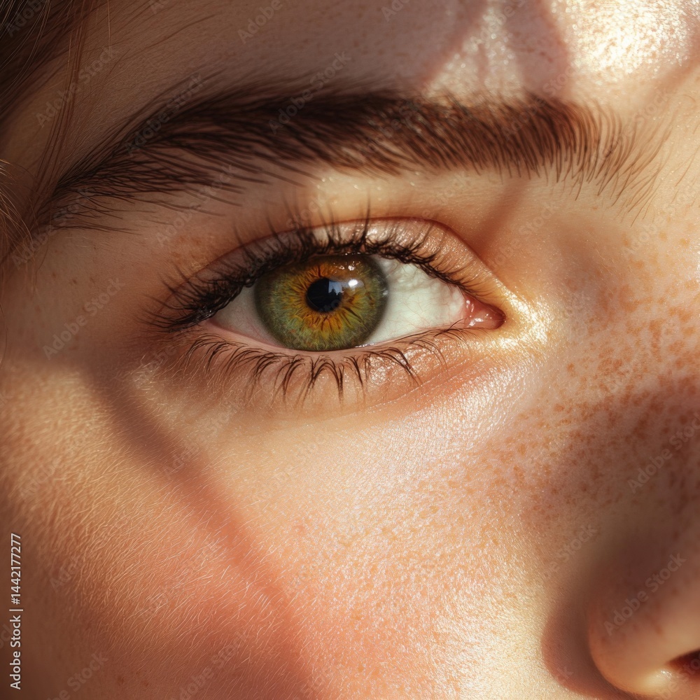 Fototapeta premium Close-up of a human eye