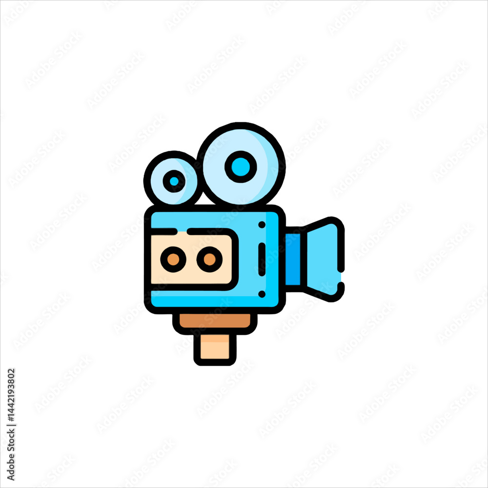 Fototapeta premium video camera icon