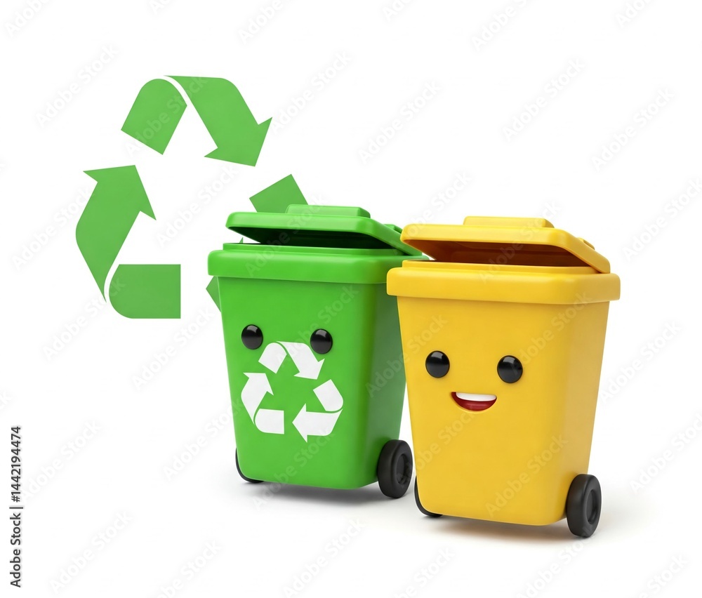 green recycle bin green recycle bin
