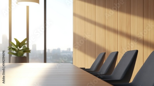 Empty conference room