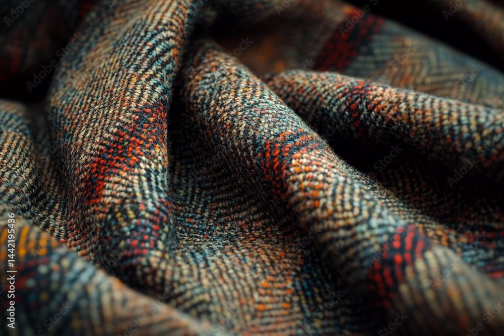Colorful Threads Intertwining in a Beautiful Fabric Tapestry of Life Generative AI Colorful Threads Intertwining in a Beautiful Fabric Tapestry of Life Generative AI