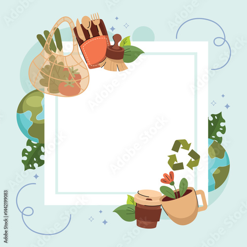 Flat Ecologic Zero Waste Frame