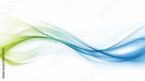 Modern colorful blue wave wide banner background. Abstract background for banner design. Web banner, texture, and header for a website. Vibrant gradient abstract background blue green purple.