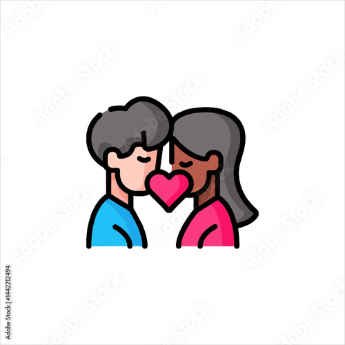 couple with heart