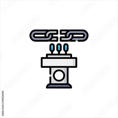 retro microphone vector illustration