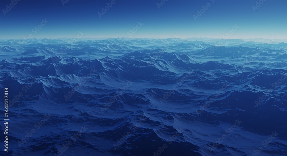 Azure Expanse: A Deep Blue Dream AI Generated Azure Expanse: A Deep Blue Dream AI Generated