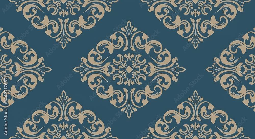 Azure Arabesque AI Generated Azure Arabesque AI Generated