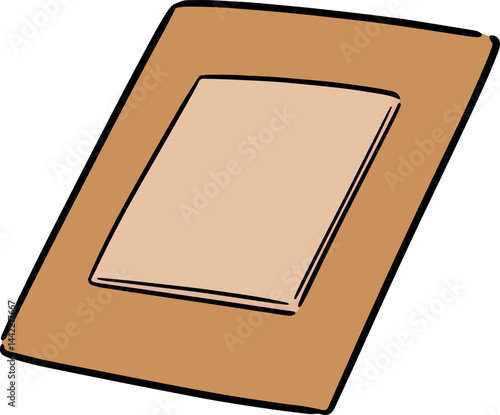 Illustration of medical plaster
