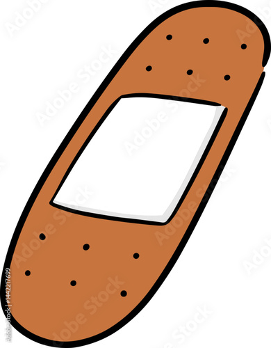 Illustration of medical plaster
