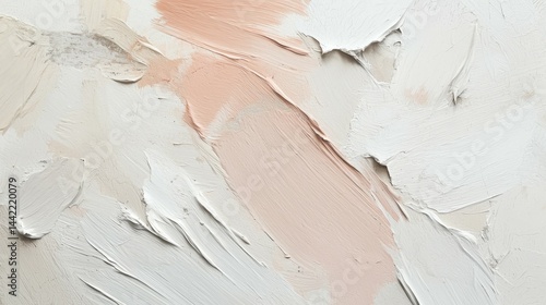 Obraz na płótnie Abstract Textured Background with Soft Cream and Beige Tones w salonie
