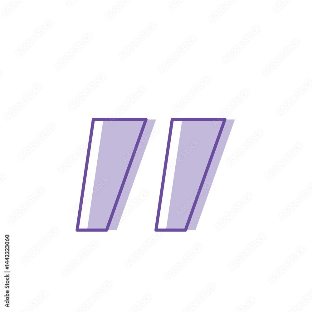 quotes symbol quotes symbol
