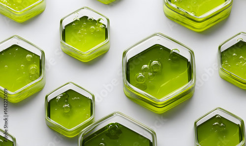 Solid hexagonal structure, molecular structure, biology, medicine, pharmaceuticals, technology, health, green, business, environmental protection, advertising, wallpaper, background map, background