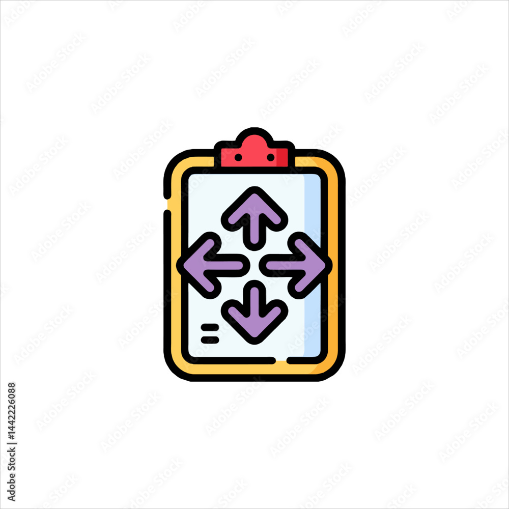 vector illustration of a clipboard vector illustration of a clipboard