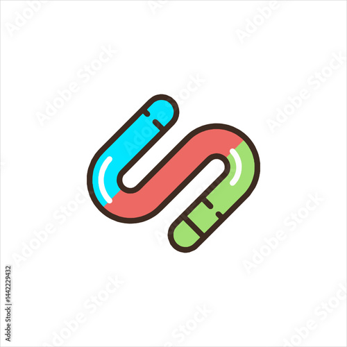 red paper clip