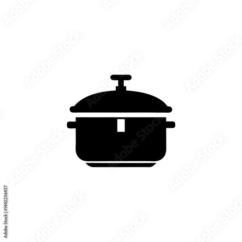 Cooking pot kitchenware vector