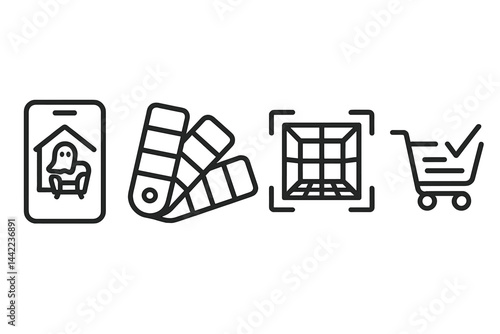 Icons of decor-tech are combining virtual placement, color palette, mapping, and purchasing