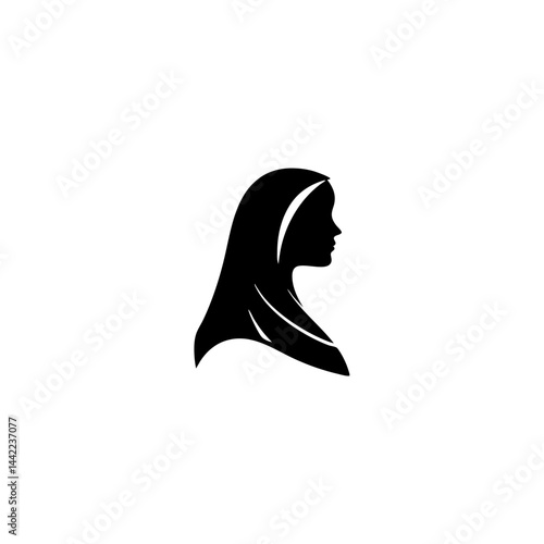Hijab fashion woman silhouette