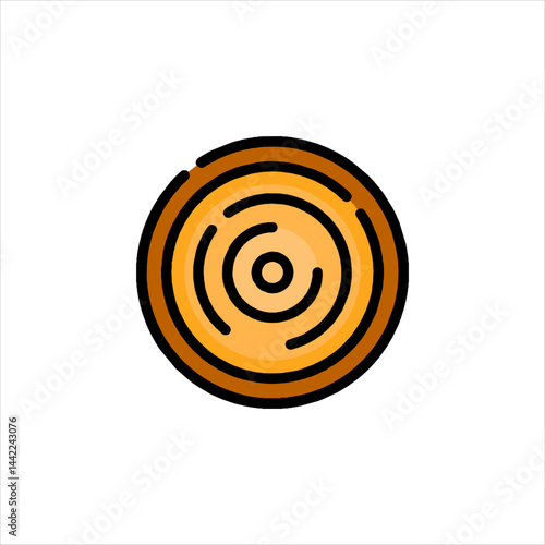 snail shell isolated on white