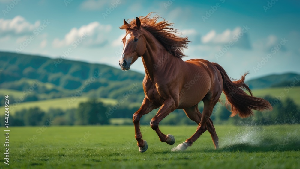 Obraz premium Hastening Steed