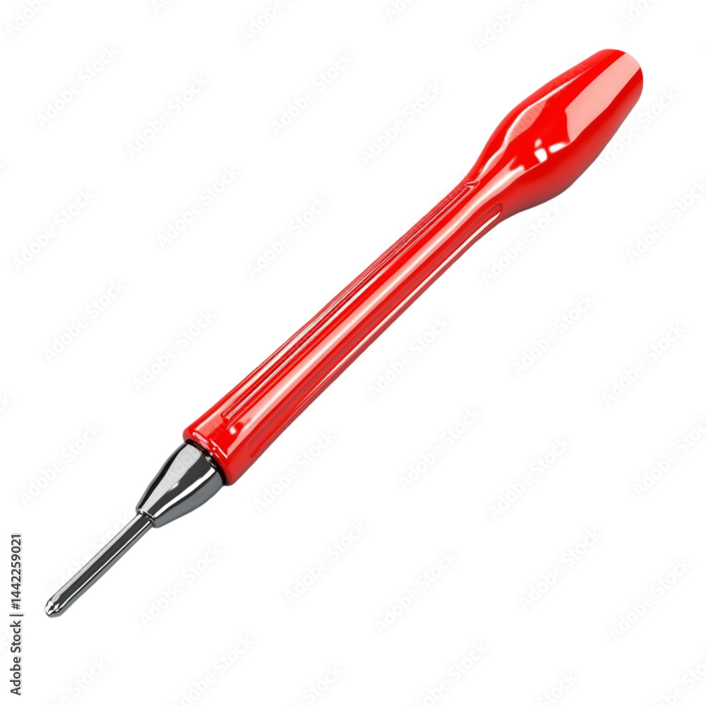 Red writing tool on abstract red and black background Red writing tool on abstract red and black background