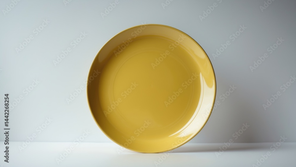 Background featuring a yellow plate Background featuring a yellow plate